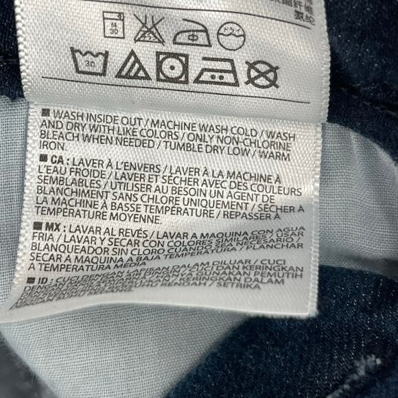 OLD NAVY Trouser Jeans SZ 2 Regular NWT Dark Wash Denim Stretch Business Casual - Picture 13 of 13